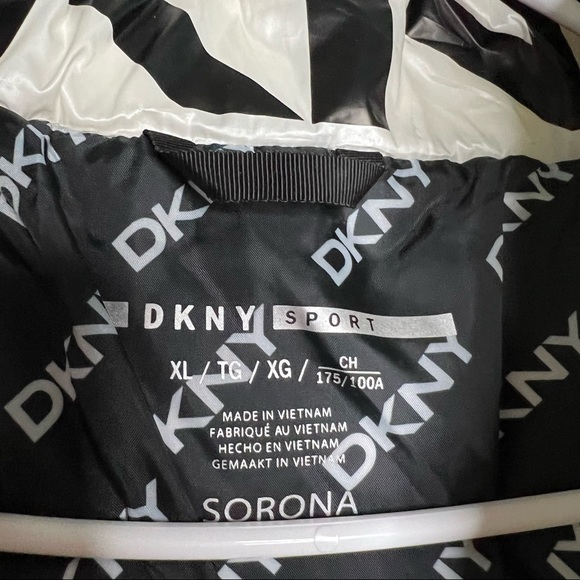 Dkny Sport Women's Packable Puffer White Jacket Size XL - Picture 6 of 13